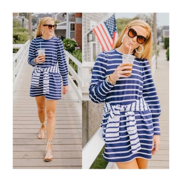 Addison Bay Striped Dress - Picture 1 of 9